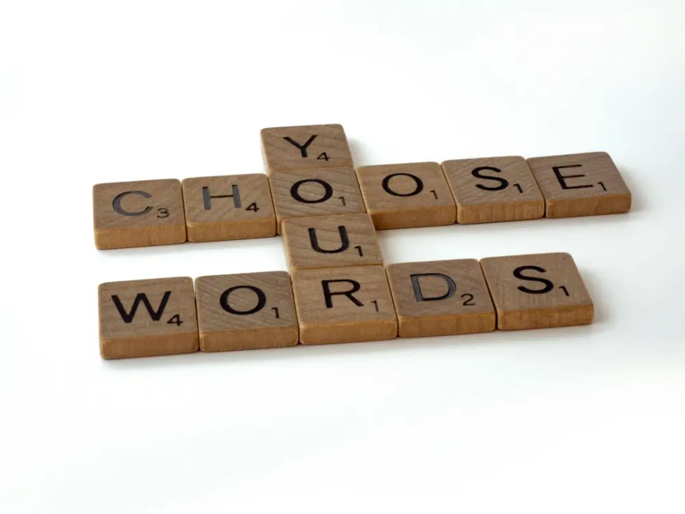 Choose your words tiles, illustrating accounts payable automation